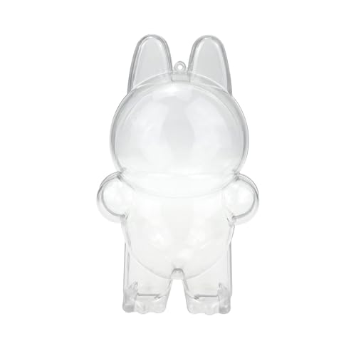 Protective Transparente PVC-Tasche für Labu, Puppe Kleidung, Transparente Tasche zur Aufbewahrung & Ausstellung von Puppe, Staubdicht & Kratzfest, Ideal für Puppe Kleidung & Sammlerfiguren von QckZee