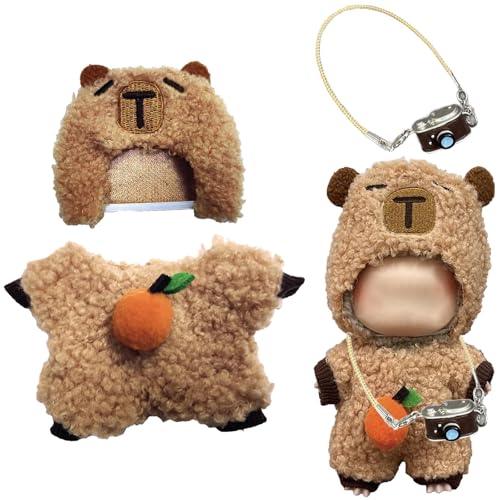 Puppe Kleidung für Labu, Kleidung für Puppe, Plüsch Puppenkleidung, Kleidung für 17 cm Puppe, Geschenke für Mädchen von QckZee