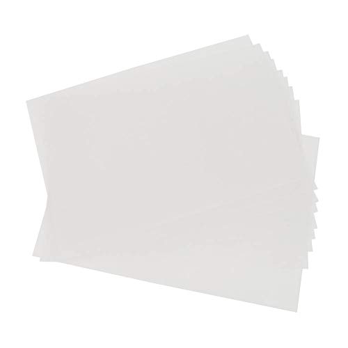 10 Pack Crimppapier, DIY Shrinky Blatt Kunst Handwerk Schrumpffolie Papier Einfach Zu Bedienen Schlüsselanhänger Zubehör für Schmuckherstellung Crimping Kunststoff Blatt Kunst Papier für von Qcwwy