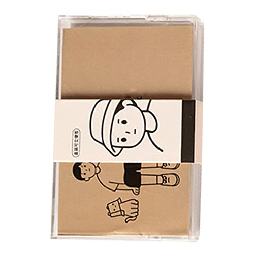 Qcwwy 100 Blätter Cartoon Memo Notizen, Mini -Schreiben von Pads Scarpbook Meldung Notizen Notizbein Chesk -Liste, um die Liste mit Plastikbox für das Haus der Heimschule zu Erstellen, Organisieren von Qcwwy