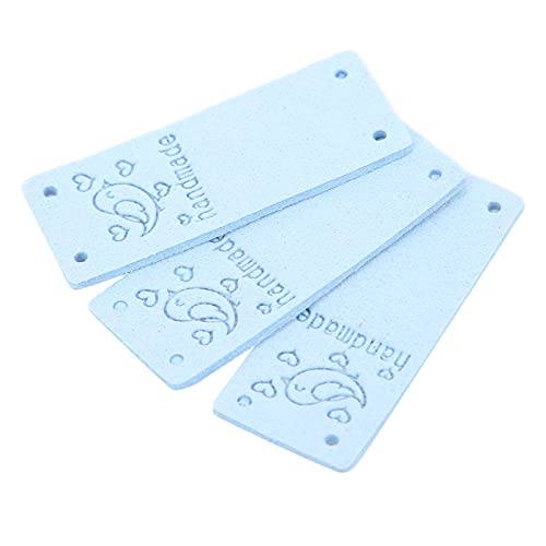 100 Pcs Handgeputzte Geprägte Geschenkanhänger, Bekleidungsetiketten Zum Nähen von Handwerk mit Superfasermaterial, 2 X 5 Cm Größe, PU -Lederetikett, Geeignet für Verschiedene Nähgegenstände 100 Pcs Handgeputzte Geprägte Geschenkanhänger, Bekleidungsetiketten Zum Nähen von Handwerk mit Superfasermaterial, 2 X 5 Cm Größe, PU -Lederetikett, Geeignet für Verschiedene Nähgegenstände von Qcwwy