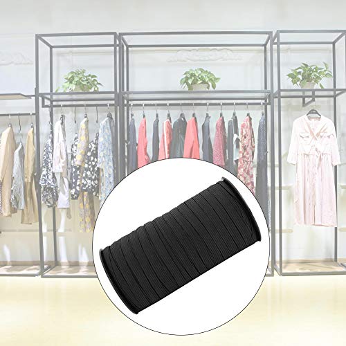 100 Stück Baustellen Elastisches Nähen Zubehör Flacher elastischer Band für DIY Kleidung -yourself, stark und flexibel von Qcwwy