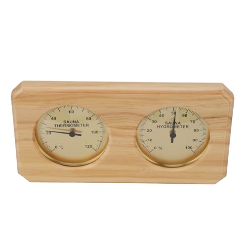 2-in-1 Saunatherthermometer und Hygrometer - Präzise Messung für Hotelsauna von Qcwwy