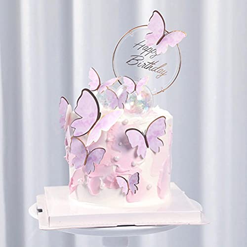 40pcs Cake Topper, Farbenfrohe 3D-Kuchendekorationen für Geburtstagsfeier, Einfach zu Bedienen, Breite Verwendung, Hergestellt aus Hochwertigem Material von Qcwwy