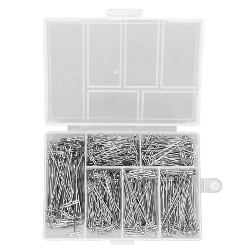 450pcs T Pins 5 Verschiedene Größen, Einfach zu Bedienen, Mehrzweck, für Sicherheit, Stark von Qcwwy