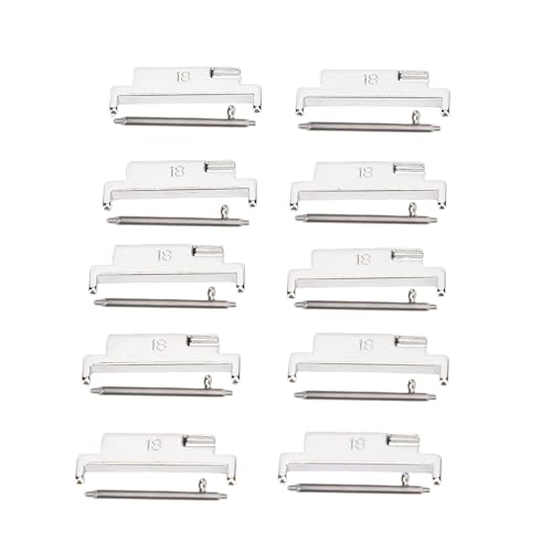 5 Pair Metal Watch Band Adapter Set, 18 Bis 22 Mm Uhrenband -Adapterersatz mit Steckern, die mit -Einfach zu Installieren und zu Entfernen Sind von Qcwwy