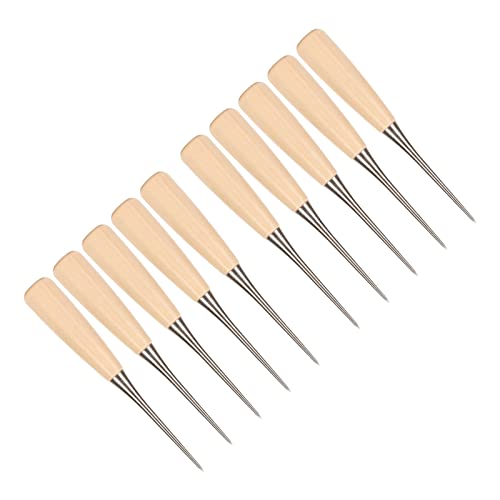 Andere Näh-Stickahle, Leder-Ahle, Werkzeug, Nadelstanze, Edelstahl-Ahle, Leder-Kratzer-Ahle für DIY-Nähen, Leder-Stanze, Buchbindung, Häkeln, Arbeiten, Holzhandahle aus Holz Andere Näh-Stickahle, Leder-Ahle, Werkzeug, Nadelstanze, Edelstahl-Ahle, Leder-Kratzer-Ahle für DIY-Nähen, Leder-Stanze, Buchbindung, Häkeln, Arbeiten, Holzhandahle aus Holz von Qcwwy