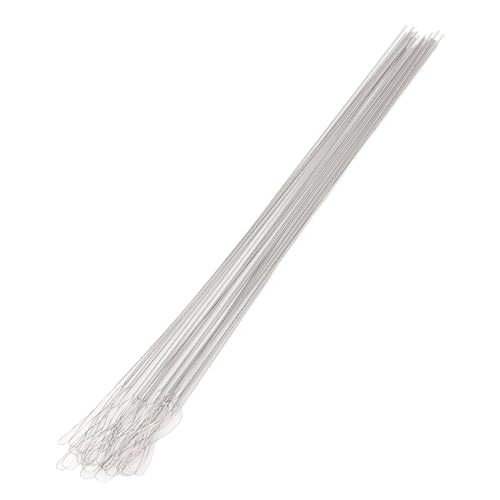 Qcwwy Flexible Nadeln Zum Einfädeln von Perlen mit Großem Öhr, 30 Stück Gedrehte Drahtnadeln Zum Stricken und Häkeln, Ideal Zum Auffädeln von Perlen Qcwwy Flexible Nadeln Zum Einfädeln von Perlen mit Großem Öhr, 30 Stück Gedrehte Drahtnadeln Zum Stricken und Häkeln, Ideal Zum Auffädeln von Perlen von Qcwwy