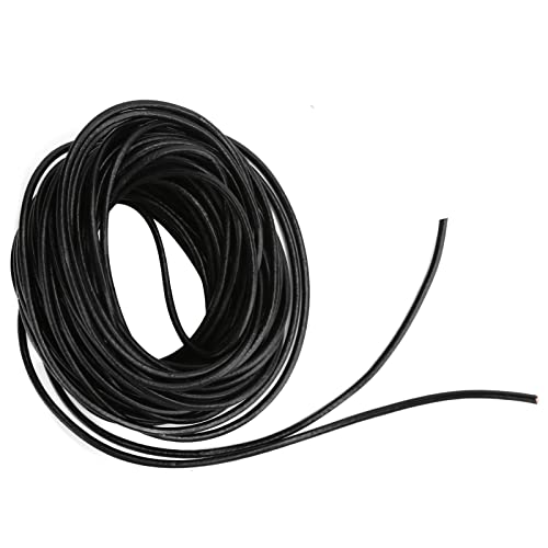 Gewachst Drahtseil, Nähen Gewachste Drahtseil 32,8ft Perlenschnur Perlen Mikrofaser Leder Draht für Smaragde für Armband Schmuck Machen Handwerk (3mm) von Qcwwy