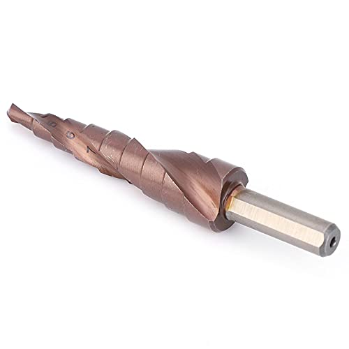 Hochgeschwindigkeits -Stahlstufenbohrmaschine, Kobaltbeschichtete, Hohe Verschleiß, Hohe Zähigkeit, Flexibilität mit Hoher Festigkeit, kein Mittelstempel, für das Bohren von Holz, Metall, PVC usw. Hochgeschwindigkeits -Stahlstufenbohrmaschine, Kobaltbeschichtete, Hohe Verschleiß, Hohe Zähigkeit, Flexibilität mit Hoher Festigkeit, kein Mittelstempel, für das Bohren von Holz, Metall, PVC usw. von Qcwwy