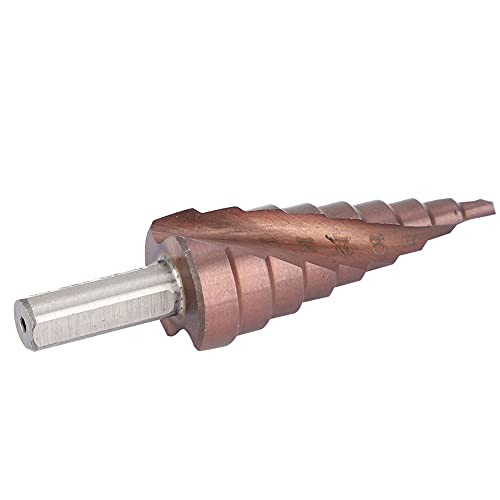 Hochgeschwindigkeits -Stahlstufenbohrmaschine, Kobaltbeschichtete, Hohe Verschleiß, Hohe Zähigkeit, Flexibilität mit Hoher Festigkeit, kein Mittelstempel, für das Bohren von Holz, Metall, PVC usw. Hochgeschwindigkeits -Stahlstufenbohrmaschine, Kobaltbeschichtete, Hohe Verschleiß, Hohe Zähigkeit, Flexibilität mit Hoher Festigkeit, kein Mittelstempel, für das Bohren von Holz, Metall, PVC usw. von Qcwwy