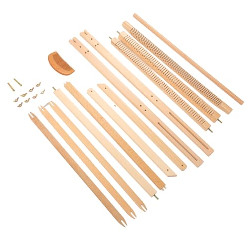 Holz Teppich Webstuhl Holz Multi-craft Webset für Anfänger Liebhaber Webart 21,3x23,6in für Kinder, Erwachsene Holz Teppich Webstuhl Holz Multi-craft Webset für Anfänger Liebhaber Webart 21,3x23,6in für Kinder, Erwachsene von Qcwwy
