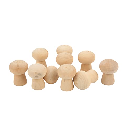 Holzstiftpuppen, DIY BOD -Leute Figuren für Kinderhandwerk, Holzpeg -Puppenkörper für das Malerei mit Unfertigen Holzpilzen, Mini Holzstiftpuppen Peg Peps Puppenkörper für Holzstiftpuppen, DIY BOD -Leute Figuren für Kinderhandwerk, Holzpeg -Puppenkörper für das Malerei mit Unfertigen Holzpilzen, Mini Holzstiftpuppen Peg Peps Puppenkörper für von Qcwwy