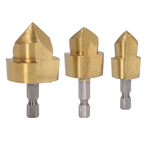 Industrial Grad PPR Wasserpfeife Expander Set 90 Grad Coter -Sinking -Bohrer für Sanitärprojekte, 3 X 1/4 Zoll Sechskant Shank Heben Bohrer Bit Puncher Industrial Grad PPR Wasserpfeife Expander Set 90 Grad Coter -Sinking -Bohrer für Sanitärprojekte, 3 X 1/4 Zoll Sechskant Shank Heben Bohrer Bit Puncher von Qcwwy