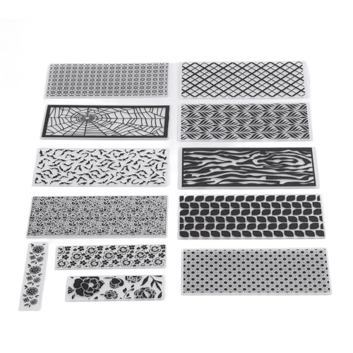 Kartenherstellung Präge Schablone Prägeordner 12pcs Plastikpaar Vorlage Ordner Scrapbooking Paper Bastel Geprägter Vorlagenordner für Scrapbooking Album Card Making Kartenherstellung Präge Schablone Prägeordner 12pcs Plastikpaar Vorlage Ordner Scrapbooking Paper Bastel Geprägter Vorlagenordner für Scrapbooking Album Card Making von Qcwwy