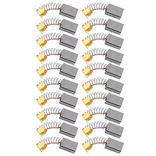 Kohlebürsten für Elektromotoren, Motorkohlenbürsten, Elektromotor-Kohlebürsten, 6 X 10 X 15 Mm, Modell 101, Elektrische Kohlebürsten, Ersatz für Elektrowerkzeuge, Ersatz-Reparaturteil, 20 Stück Kohlebürsten für Elektromotoren, Motorkohlenbürsten, Elektromotor-Kohlebürsten, 6 X 10 X 15 Mm, Modell 101, Elektrische Kohlebürsten, Ersatz für Elektrowerkzeuge, Ersatz-Reparaturteil, 20 Stück von Qcwwy