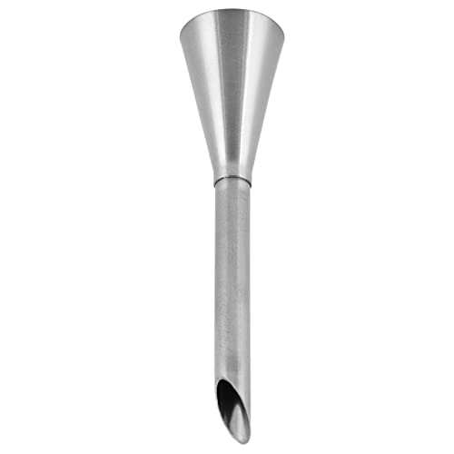 Kuchendekorationswerkzeug aus Edelstahl, Boes mit Füllschläuchen, für Kuchen, silberfarben, 1,7 cm von Qcwwy