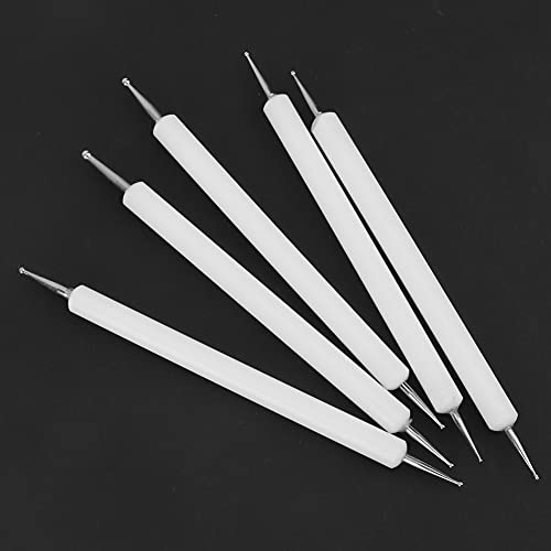 Malwerkzeuge Tonstab Set Tiefenschreiber Sculping Werkzeug für Kunstprojekte aus Ton 5 Stück Acryl mit Doppelspitze von Qcwwy
