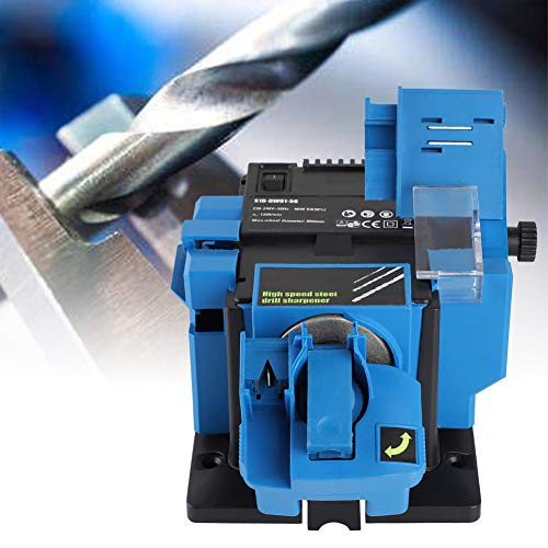 Multifunktionaler Spitzer, Hochwertiger Winkeldesign Elektrischer Spitzer für Gerade Messer Schere Bohrer Bit Planer, Schnelleres Schärfen, Haushaltshelfer (EU -Stecker 220 V) von Qcwwy