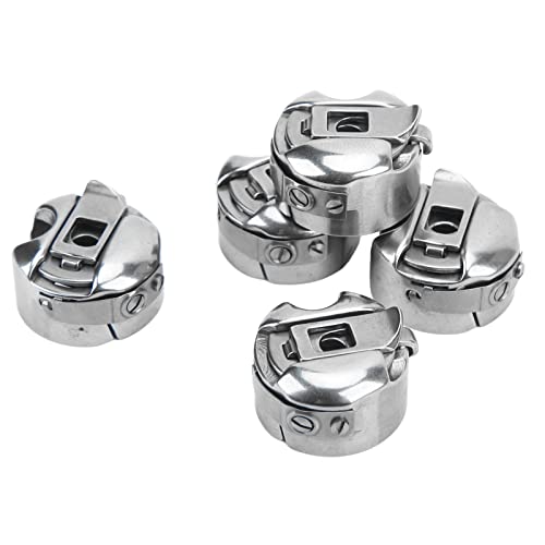 Nähmaschinen -Spulenkoffer, 5 PCs Edelstahl -Spulenkoffer, Stoppt und Startet Effektiv, Verhindert das Verwicklungsfaden, Standardisiert für Industriemaschinen, Umfasst 5 Teile, enthalten. Nähmaschinen -Spulenkoffer, 5 PCs Edelstahl -Spulenkoffer, Stoppt und Startet Effektiv, Verhindert das Verwicklungsfaden, Standardisiert für Industriemaschinen, Umfasst 5 Teile, enthalten. von Qcwwy