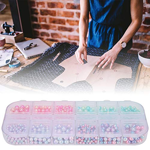 No Hole Künstliche Abs Perlen (1 Box (650 Stück)) von Qcwwy