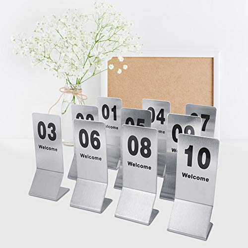 Qcwwy 1-10 Edelstahlhauptstadt, Doppelseitiges Accessoires für Hochzeitsempfang, Weihnachtsdekoration Qcwwy 1-10 Edelstahlhauptstadt, Doppelseitiges Accessoires für Hochzeitsempfang, Weihnachtsdekoration von Qcwwy