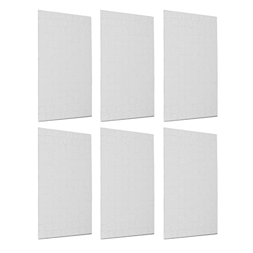 Qcwwy 10 Sets Leeres Puzzle -Puzzle -Sublimation Wärmeübertragungs Kit für, A4 20CMX29CM, Ideales für Urlaub und Festival [US] von Qcwwy