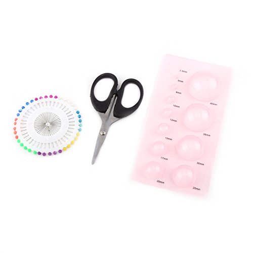 Qcwwy 3 mm/5 mm Papier Quilling DIY Craft Kit: 960 Streifen, Brettform Crimper Kamm Werkzeuge für exquisite Schönheit (3 mm) von Qcwwy