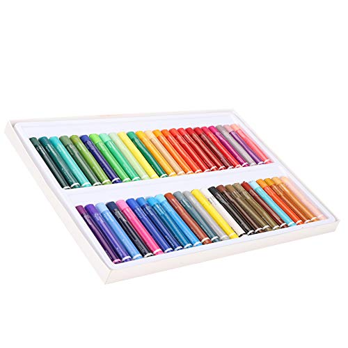 Qcwwy 48 Farb Schwereölmalerei Ölpastellset für und Schüler, Waschkarton Malerei Buntstift -Set Zum Zeichnen, Ungiftiger Pastellstift für Kunstunterricht Qcwwy 48 Farb Schwereölmalerei Ölpastellset für und Schüler, Waschkarton Malerei Buntstift -Set Zum Zeichnen, Ungiftiger Pastellstift für Kunstunterricht von Qcwwy