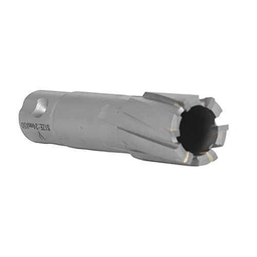 Qcwwy 50 -mm -Tiefenringschneider mit Hochtemperaturbeständigen Materialien für Präzise Zylindrische Löcher in Verschiedenen Metallen (24 mm) von Qcwwy