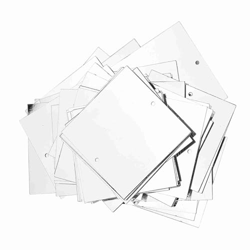 Qcwwy 60pcs Square -Pailletten, PVC Flat -Paillettenhandwerk DIY Accessoire, Feine Verarbeitung, Verschiedene Farben, Hochwertiges Material, Festivaldekoration, Nähen, Kleidung, Beuteloberfläche, Qcwwy 60pcs Square -Pailletten, PVC Flat -Paillettenhandwerk DIY Accessoire, Feine Verarbeitung, Verschiedene Farben, Hochwertiges Material, Festivaldekoration, Nähen, Kleidung, Beuteloberfläche, von Qcwwy