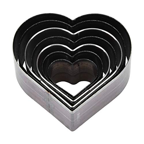 Qcwwy 7-teiliges Leder-Stanzwerkzeug, Locher-Set aus Stahl, Herzform, Prägewerkzeug, Basteln, Stanzform, Lederschablonen, Vorlagen, Schnelles Stanzen für Bastelzubehör Qcwwy 7-teiliges Leder-Stanzwerkzeug, Locher-Set aus Stahl, Herzform, Prägewerkzeug, Basteln, Stanzform, Lederschablonen, Vorlagen, Schnelles Stanzen für Bastelzubehör von Qcwwy