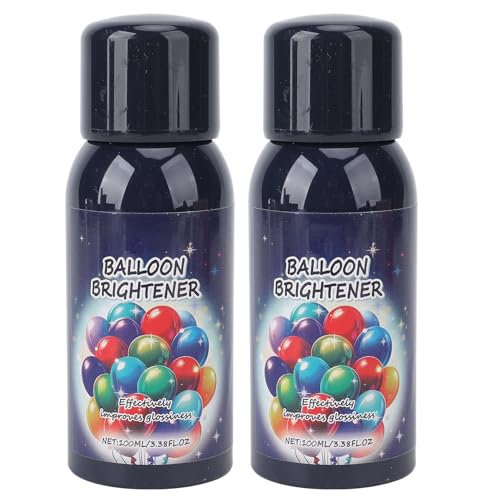 Qcwwy Ballon Höhler 2 Stück Ballon Shine Spray zur Stärkung der Kraft für Partys, Geburtstagsfeiern, Hochzeiten von Qcwwy