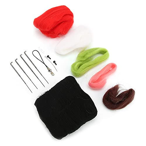 Qcwwy Bastelset in Form einer Tierpuppe, Nadelfilz, für Shiba Inu Schweineliebhaber, handgefertigte Geschenktasche für Kinder und Erwachsene (Fresa Shiba Inu) von Qcwwy