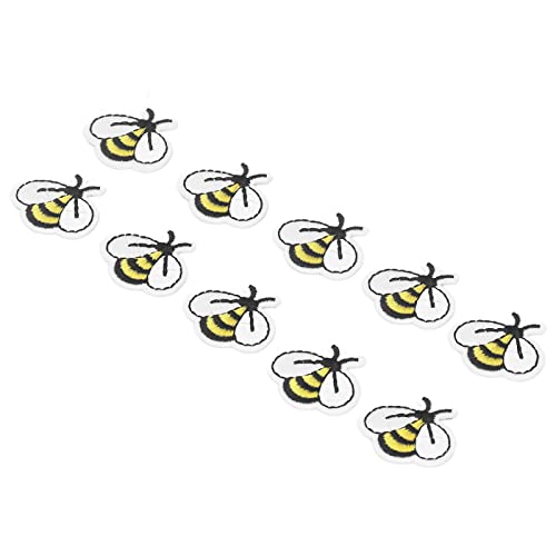 Qcwwy Bienenflecken Bienen Bestickten Flecken Bienen-Nähen Bienenknöpfe Zum Nähen Applikationsflächen 10-teilige Set Niedliche Applikationen für Bekleidungssäcke Jacken Jeans Hüte Qcwwy Bienenflecken Bienen Bestickten Flecken Bienen-Nähen Bienenknöpfe Zum Nähen Applikationsflächen 10-teilige Set Niedliche Applikationen für Bekleidungssäcke Jacken Jeans Hüte von Qcwwy