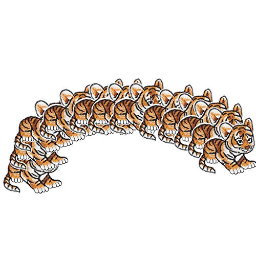 Qcwwy Bügeleisen auf Flecken Applikationen 12 PCs Stickstoffaufkleber, Tigerkin -Muster -Patch Strong Adhäsion Eisen auf Flecken Applique Lebensechte Dekorative Gestickte Abzeichen für Qcwwy Bügeleisen auf Flecken Applikationen 12 PCs Stickstoffaufkleber, Tigerkin -Muster -Patch Strong Adhäsion Eisen auf Flecken Applique Lebensechte Dekorative Gestickte Abzeichen für von Qcwwy