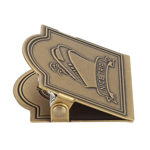 Qcwwy Dekorativer Büroklammer aus Messing, Vintage, starke Haftkraft für Zeichenpapier, eleganter Clip für zu Hause - Größe: Standard (Typ 1) von Qcwwy