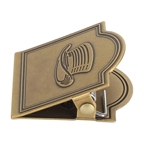 Qcwwy Dekorativer Büroklammer aus Messing, Vintage, starke Haftkraft für Zeichenpapier, eleganter Clip für zu Hause - Größe: Standard (Typ 3) von Qcwwy