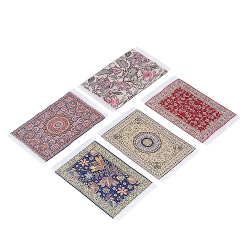 Qcwwy Dollhouse Teppich Orientalische Türkische Design Miniaturbodendecke 5 für eine Realistische Puppenhaussammlung Qcwwy Dollhouse Teppich Orientalische Türkische Design Miniaturbodendecke 5 für eine Realistische Puppenhaussammlung von Qcwwy