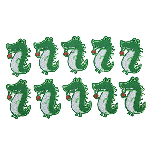 Qcwwy Eisenflecken 10pcs Bestickte DIY -Cartoon -Style Patches für Kleidung, die Einfach zu Verwenden Ist von Qcwwy