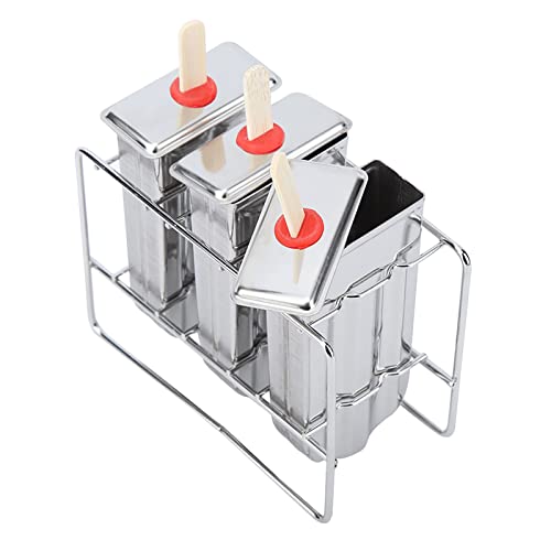 Qcwwy Eispopformen mit Halter 3pcs Edelstahl Eis Am Stiel Edelstahl Ice Lolly Formen Backvorgänge Qcwwy Eispopformen mit Halter 3pcs Edelstahl Eis Am Stiel Edelstahl Ice Lolly Formen Backvorgänge von Qcwwy
