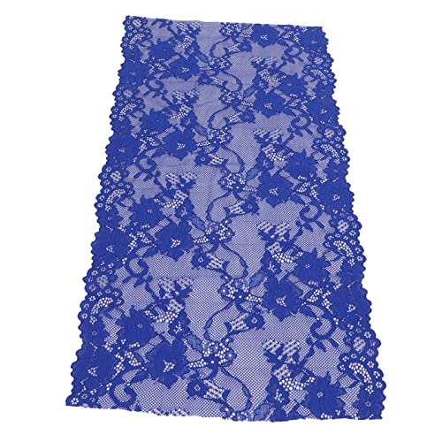 Qcwwy Elastic Ribbon Lace -Design Einfaches Betrieb für Accessoires für FAI -Kleidung (BLUE) von Qcwwy