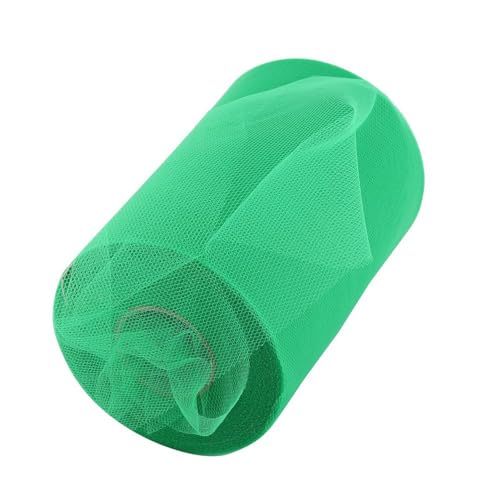 Qcwwy Elegante 100 Yards 15 cm DIY Dekoration Hochzeit Tüll Rolle Kleidung Strickstoff zum Nähen (grün) von Qcwwy