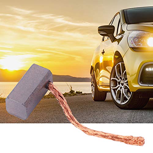 Qcwwy Elektrische Bürstenset für Auto Elektronischer Lüftermotor - 100pcs Carbonbürsten J435A - Niedriges Geräusch und Gute Verschleißfestigkeit 6x6x12,5 Mm Qcwwy Elektrische Bürstenset für Auto Elektronischer Lüftermotor - 100pcs Carbonbürsten J435A - Niedriges Geräusch und Gute Verschleißfestigkeit 6x6x12,5 Mm von Qcwwy