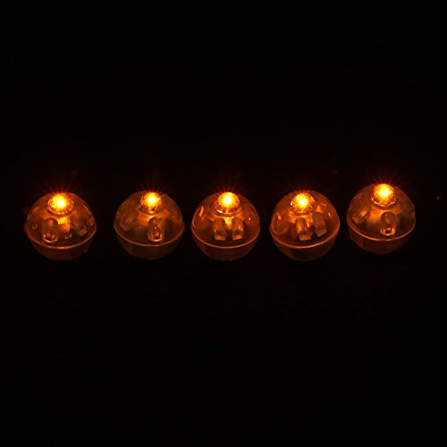 Qcwwy Grußkarten/Partyartikel, Für Laterne Weihnachten Hochzeit Party Dekorationen 100 Stück LED Ballon Licht, Runde LED Kugel Für Laternen Dekorationen von Qcwwy