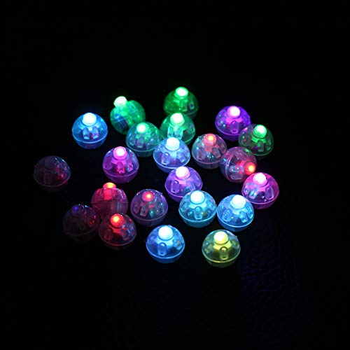Qcwwy Grußkarten/Partyartikel, Für Laterne Weihnachten Hochzeit Party Dekorationen 100 Stück LED Ballon Licht, Runde LED Kugel Für Laternen Dekorationen von Qcwwy