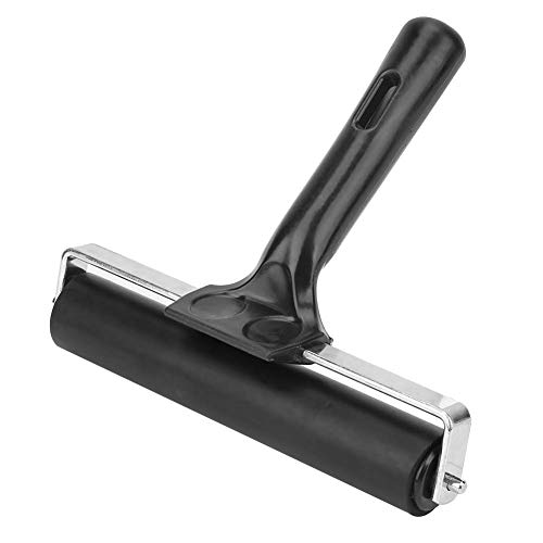 Qcwwy Gummiwalze, 15 cm Brayer Farbwalze für Den Linoldruck, Kunsttinten-Malwalzenwerkzeug für Druckgrafik, Tapeten und Kunsthandwerk Qcwwy Gummiwalze, 15 cm Brayer Farbwalze für Den Linoldruck, Kunsttinten-Malwalzenwerkzeug für Druckgrafik, Tapeten und Kunsthandwerk von Qcwwy
