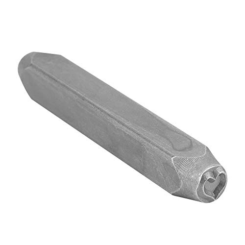 Qcwwy Herz-Metallstempel, Verwendung mit einem einfachen Hammer, gravieren Sie dauerhaft schöne Muster auf allen Arten von Medien, einschließlich Juwelen und Rohstoffen, ideal zum dauerhaften von Qcwwy