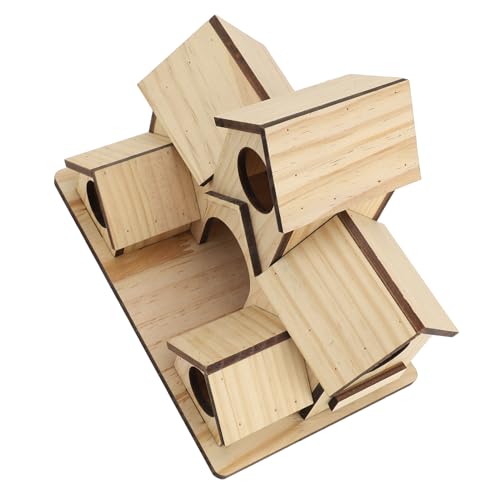 Qcwwy Hölzernes Vogelhaus, ohne zu Malen, um Einen Mini -Vogel -Anhänger Schlafenden Feeder, Holzkautschukmaterial zu Malen Qcwwy Hölzernes Vogelhaus, ohne zu Malen, um Einen Mini -Vogel -Anhänger Schlafenden Feeder, Holzkautschukmaterial zu Malen von Qcwwy