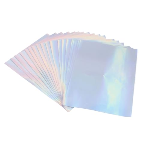 Qcwwy Holographischer Laseraufkleberpapier Kratzwiderstand Schnell Trocken für Tintenstrahldrucker, 20 Blätter A4 Druckbare Aufkleberpapier für Qcwwy Holographischer Laseraufkleberpapier Kratzwiderstand Schnell Trocken für Tintenstrahldrucker, 20 Blätter A4 Druckbare Aufkleberpapier für von Qcwwy